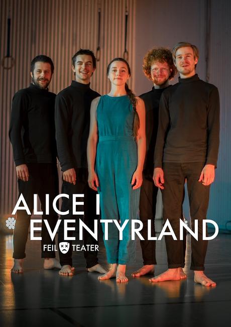 Plakat for forestillingen Alice i Eventyrland